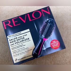 Revlon Pro Collection Salon One Step Hair Dryer & Volumizer Brush NIB